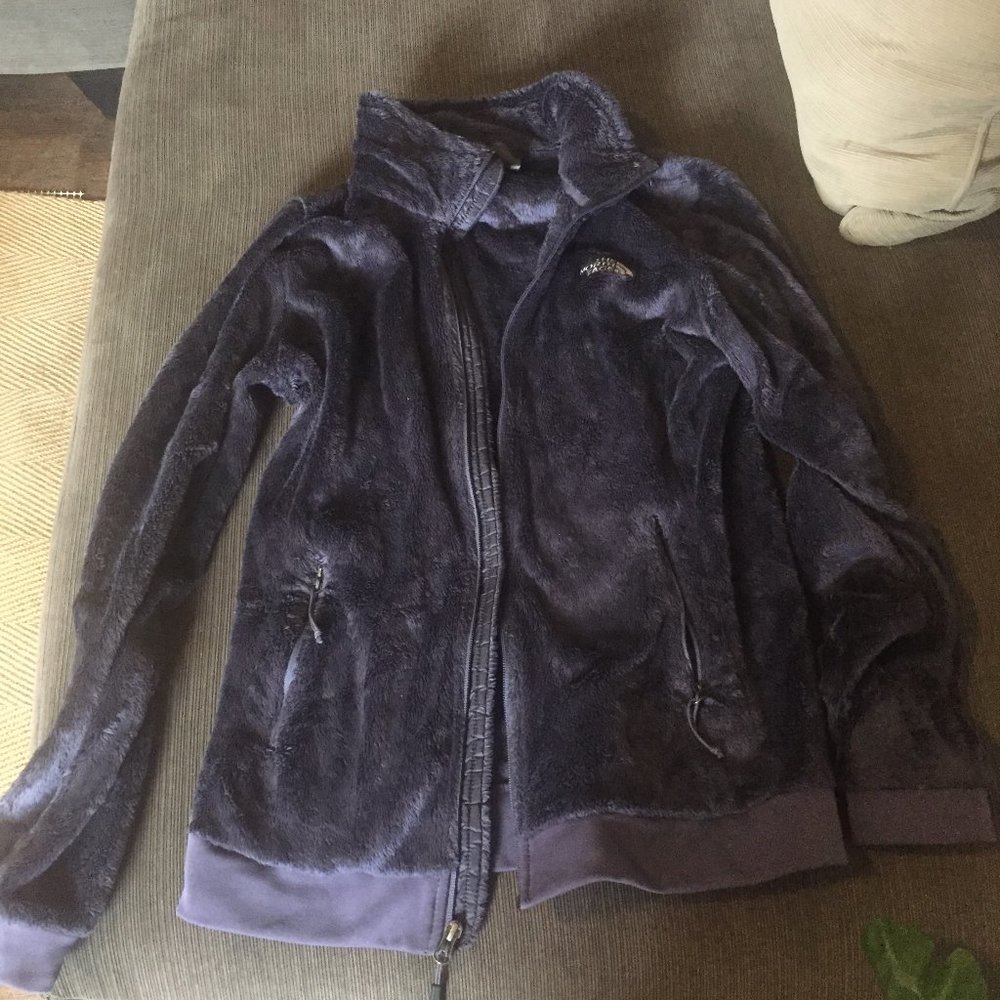 North Face Fuzzy Fleece Full Zip (S)